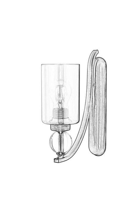 Opviq Lámpara de pared AP-1597-1E Antiquation